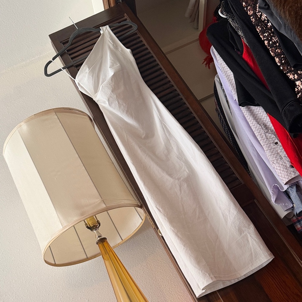 Zara One-Shoulder White Dress